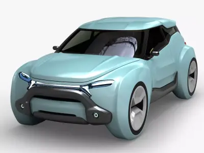 Mammoth SUV - 1 3D model