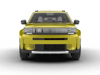 Fiat Grande Panda Hybrid 2025 3d model 3D model