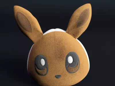 eevee pokemon kids 3D model
