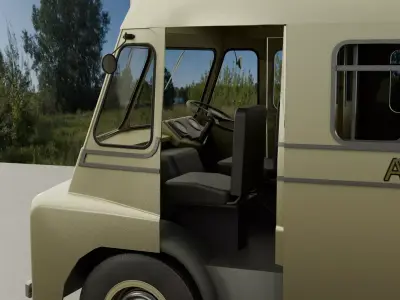 Austin LD Ambulance Low-poly 3D model