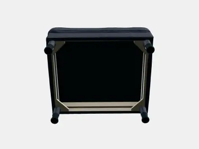 LANDSKRONA Footstool 4 Low-poly 3D model