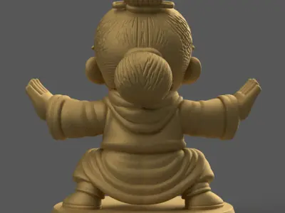 Mini Tai Chi Master 3D Model 3D print model