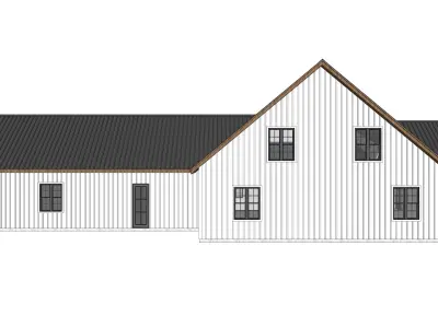 Barndominium House 025 -Archimple LLC 3D model