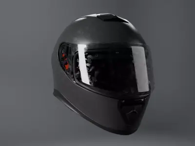 Motorbike Helmet Sports Style 3D model