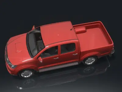 Toyota car Low-poly 3D model