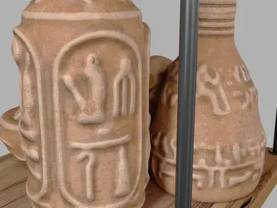 Dishes clay n24 3D model