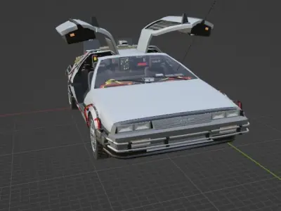 Delorian 12  3D model