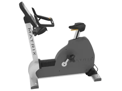 Gym Matrix Upright Bike 3D model