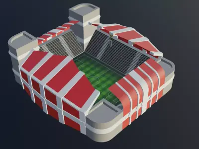 Football Stadium - Benfica Low-poly 3D model