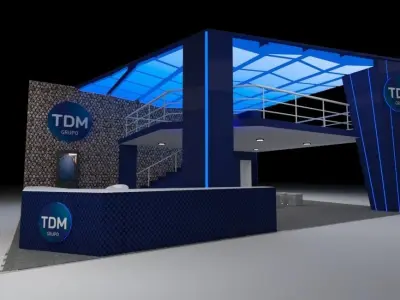 Stand for mining 3D model