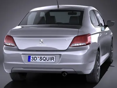 Peugeot 301 2017 3D model