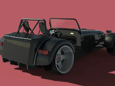 CATERHAM sports car 3D model