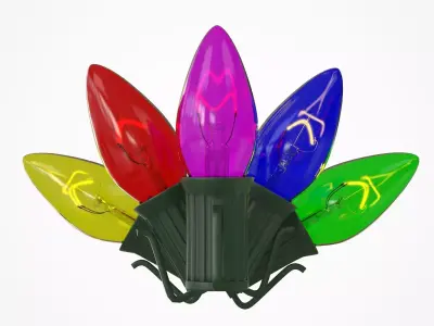 Bulb C7 Low-poly 3D model