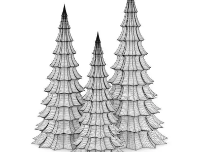 Christmas Table Decoration 2 3D model