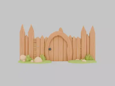 Cartoonish Low Poly Car Low-poly 3D model