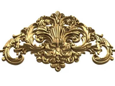 Classic carved decor ornament 475 3D print model purchase