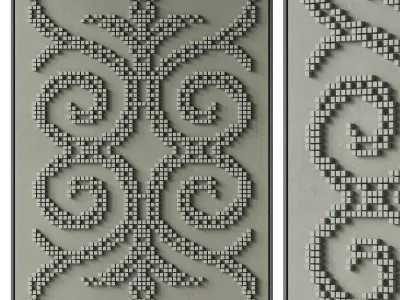 69 Decorative Wall Art 3D model