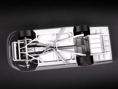 Nascar 2010 chevrolet impala ss godaddy cat pepsi 3D model