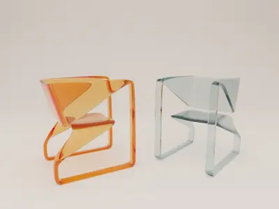 curve chair 3D model