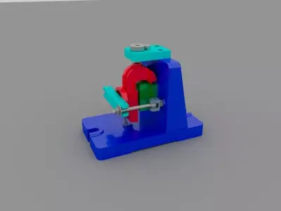 Bench vise 3D model