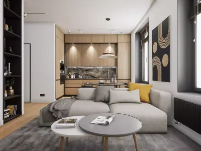 HQ ArchViz Interior Vol 2 Low-poly 3D model
