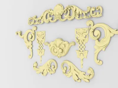 Engraving Collection for Decor 3D print model