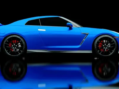 Nissan R35 2017 3D model