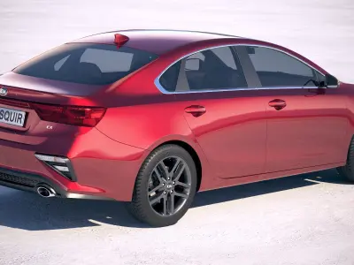 Kia Forte 2019 3D model