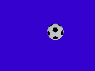 Soccer Ball 3D model Low-poly 3D model