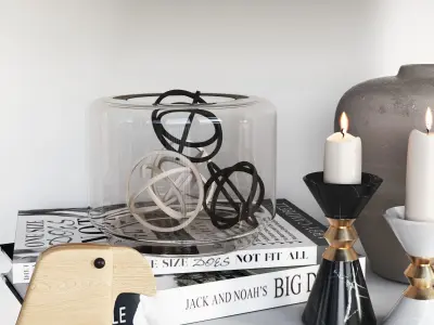  Decorative set 05 3D model