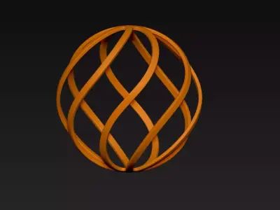 Gold Ornament 3D print model