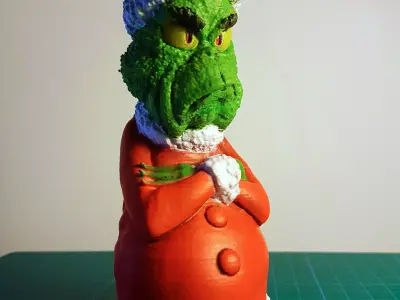 Grinch Christmas tree ornament Free 3D print model