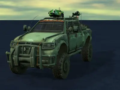 MILITARY JEEP 3D model