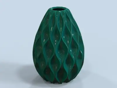 Flower Vase-10 3D print model