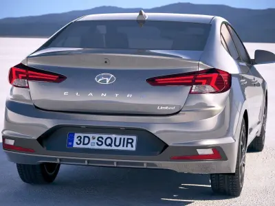 Hyundai Elantra 2019 3D model