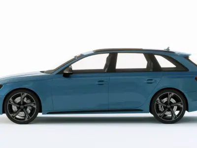 Audi RS4 Avant 2020 3D model