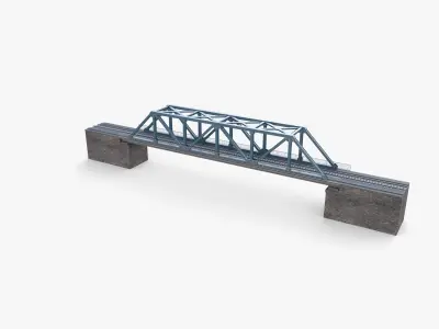 Bridge v1 Low-poly 3D model