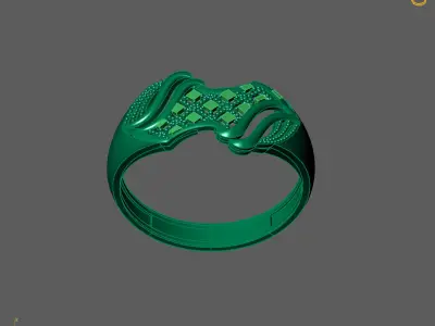 Women Plain Ring Ready STL 3DM Models Womens Rings 3D models 3D print model