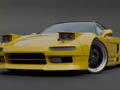 Honda NSX 1st generation Tuned 3D model