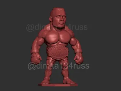 Brock Lesnar 3D print model