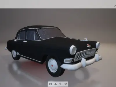 Lowpoly Car 04 Low-poly 3D model
