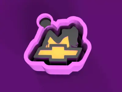 Chevy Bombshell Freshie Mold  Single Cavity 3D print model