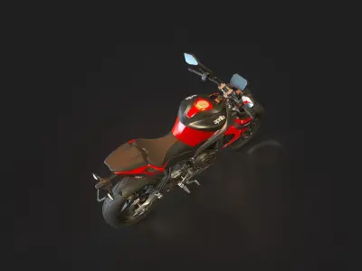 Base model  Aprilia Tuono 457 2025 3D model