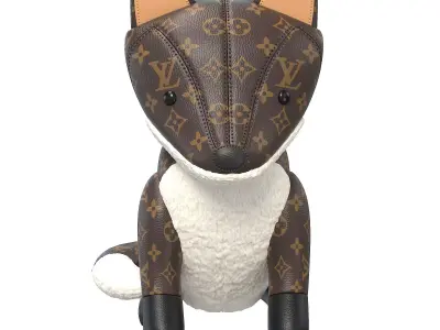 Louis Vuitton Fox Bag Low-poly 3D model