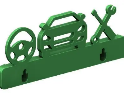 Key Hanger 3D print model