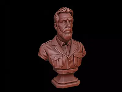 Software Engineer Bust 3D print model