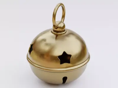 Jingle Bell Low-poly 3D model