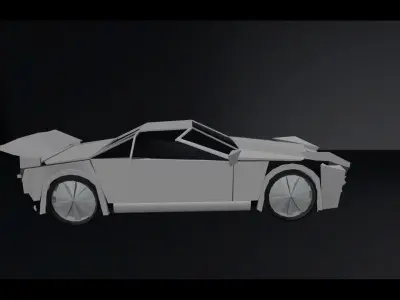 Modified car 3D model