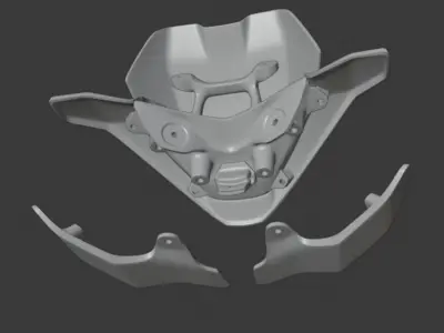 Windshield speed triple 1200 rs 3D print model