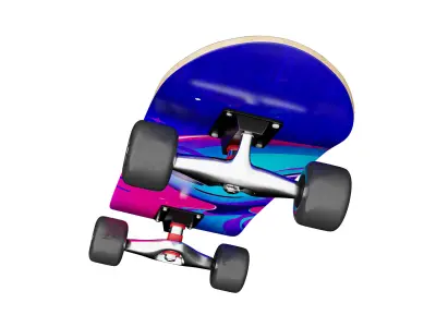 Skateboard 08 3D model